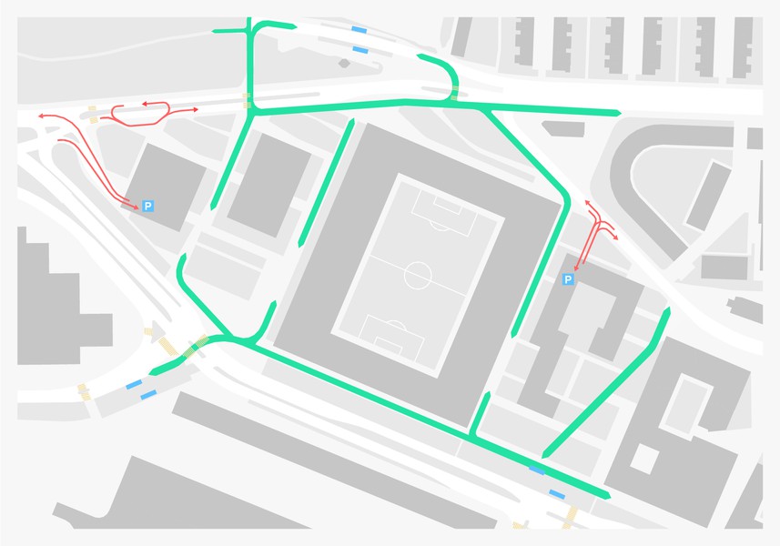Verkehrskonzept: Kein Spielbetrieb